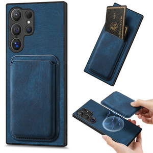 Étui de téléphone en cuir PU avec porte-cartes magnétique de luxe pour <span class=keywords><strong>Samsung</strong></span> <span class=keywords><strong>Galaxy</strong></span> S26 S25 S24 Ultra, étui de téléphone personnalisé - Product Image 1