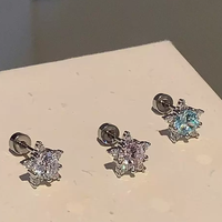 Agent Dropshipping Expert : Approvisionnement en Boucles d'Oreilles Créoles Adorables en Alliage de Zircon, Support d'Expédition Mondiale et de Traitement des Commandes