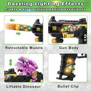 ปืนกลมือของเล่น MP9 รุ่นใหม่ ทำจากพลาสติก พร้อมไฟกระพริบ ใช้งานกลางแจ้ง ของเล่นไฟฟ้าสำหรับเด็กผู้ชายและเด็กผู้หญิง - Product Image 2