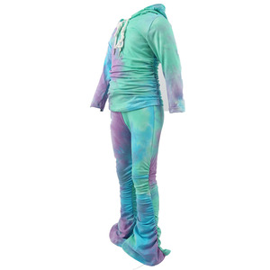 tinte de manga larga Tops + Pantalones <span class=keywords><strong>Niño</strong></span> ropa niños de tinte de corbata <span class=keywords><strong>niño</strong></span> conjunto 100% algodón - Product Image 4