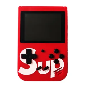 SUP 8-Bit-Spielbox Mini handheld Retro-Spielkonsole 400-in-1 tragbare Fernseher-Output-Videospiele-Spieler für Jungen Geschenk