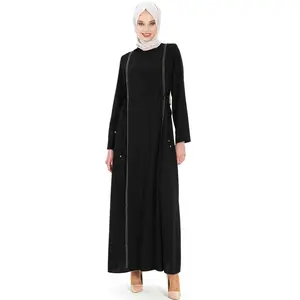New Hot Selling Muslim Middle Eastern Women's Foreign Trade Hot Diamond Dress Abaya Long Dress Muslim Saudi Arabian Apparel