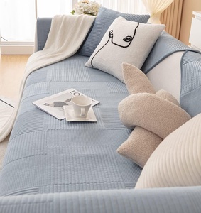 Wholesale Crystal <strong>Sofa</strong> <strong>Cover</strong> l Shape 7 <strong>Seater</strong> <strong>Corner</strong> Headrest <strong>Cover</strong> for <strong>Sofa</strong> - Product Image 3