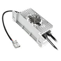 Chargeur industriel robuste au lithium 48V 60V 72V 96V à haut rendement, conception IP67 pour véhicules de manutention