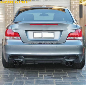 Separador de parachoques trasero de alta calidad 1 serie <span class=keywords><strong>E82</strong></span> adecuado para <span class=keywords><strong>BMW</strong></span> 1 serie 135I Mtech <span class=keywords><strong>E82</strong></span> difusor trasero de fibra de carbono - Product Image 6