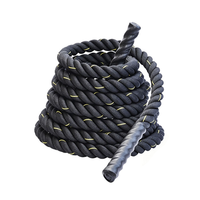 Corde de combat HIIT personnalisable, diamètre 38 mm, 3-15 m, équipement d'entraînement de force et de fitness, corde pour salle de sport commerciale et usage domestique