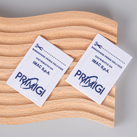 Étiquette de sécurité tissée personnalisée 8,2 MHz anti-vol, écologique, haute ténacité, EAS RF, pour la couture sur les vêtements