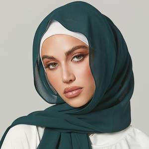 Venta caliente Ligero Sedoso-Suave Premium Chifón Hijab para Mujeres Transpirable y Chic PARA EL Departamento Musulmán - Product Image 2