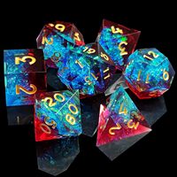Ensemble de dés DND pour fêtes - Dés polyédriques en résine en vrac pour les soirées de jeux de rôle et les cadeaux