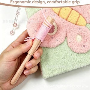 Wooden Embroidery <b>Thread</b> Cutting <b>Tool</b> Cotton Yarn DIY Craft Accessory For Rug Making Handmade - Product Image 3
