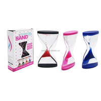 Grande quantité approvisionnement Double couleur liquide Gel minuterie alarme pas cher heure verre