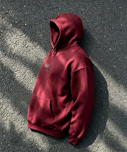 เสื้อฮู้ดผู้ชาย JME สีพื้น แต่งลายปักโลโก้ มีกระเป๋าหน้า ผ้าถัก - Product Image 1