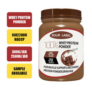 מותאם אישית 20g דשא מוזן אבקת חלבון מי גבינה טעם וניל דל פחמימות עם bcas עבור בניית שרירים תוספת תזונה - Product Image 3