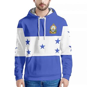 Thăng hoa in ấn thời trang dạo phố bán buôn OEM Honduras cờ thiết kế quá khổ hoodie với nhà máy tốt nhất casual nam Áo - Product Image 1