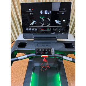 <span class=keywords><strong>Tapis</strong></span> <span class=keywords><strong>roulant</strong></span> commercial de nouvelle conception, Taiwan, inverseur électrique, charge sans fil, machine de course sportive, éclairage ambiant couleur - Product Image 5