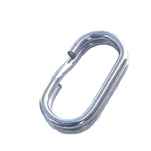 Ovale Dubbele Springringen Voor Het Maken Van Sieraden, Sleutelhangers Voor Sleutelhangers, Roestvrijstalen Ambachten Dubbele Split Ringen Vissen - Product Image 1