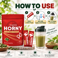 Poudre d'Epimedium (Horny Goat Weed) en Sachets Individuels de 5g, Marque Privée OEM, Formule Personnalisée, Fabricant