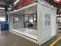 Construction rapide 20ft 40ft préfabriqué modulaire pliant Camping pliable petit conteneur maison bureau à domicile