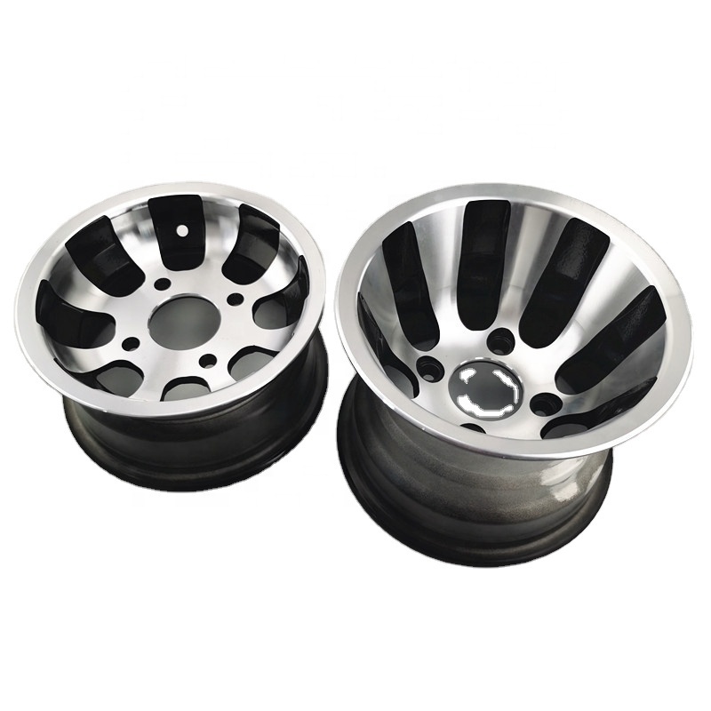 Ruota Atv 21x7-10 4 Bulloni Cerchio Anteriore ATV 21x7-10 Pollici 4 Bulloni - Lega Metallo Per Go-Kart E Quad Cerchio Go-kart Lega - 10