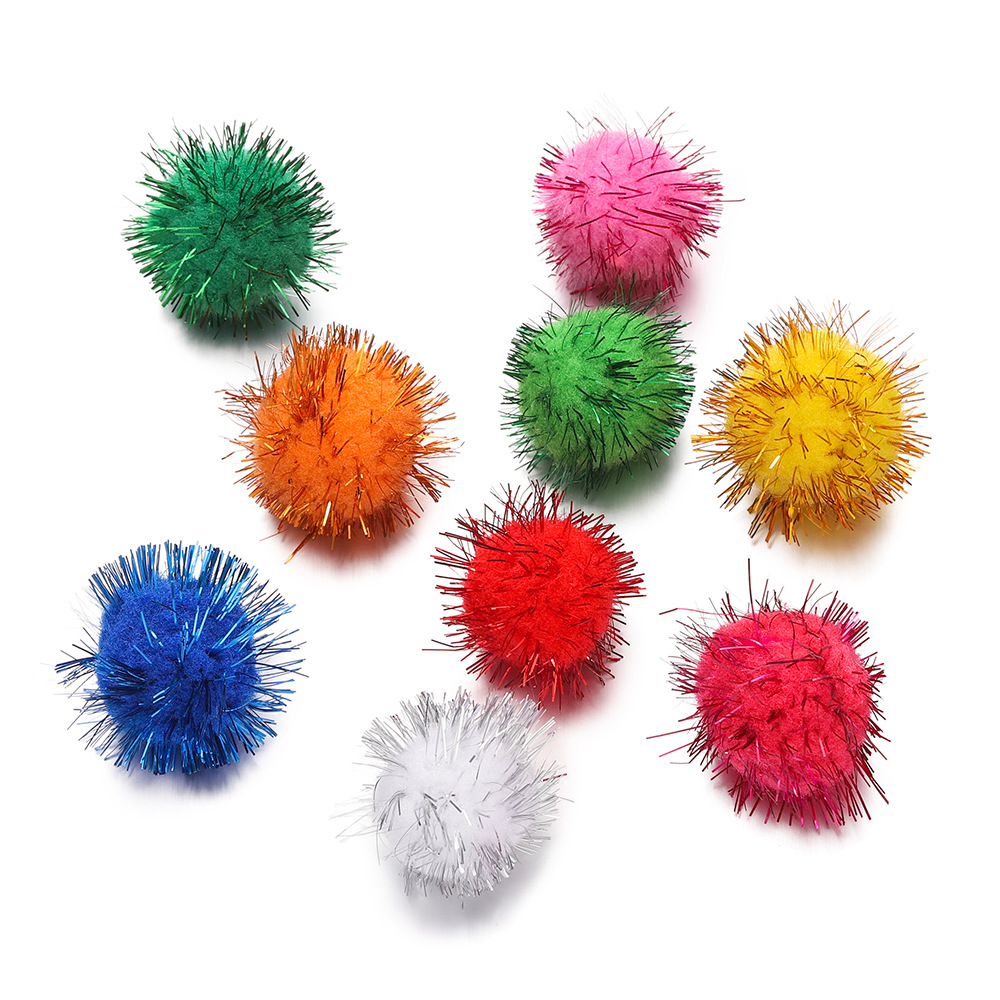 Pompon en fil d'or de 1 cm