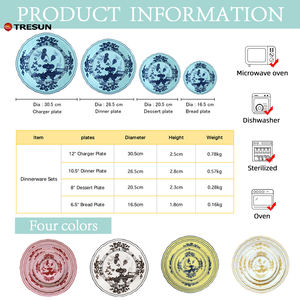 Service de vaisselle de luxe en céramique et porcelaine, vaisselle décorative moderne à l'encre rose, écologique, en stock, toutes les couleurs, cadeaux d'affaires personnalisés - Product Image 4