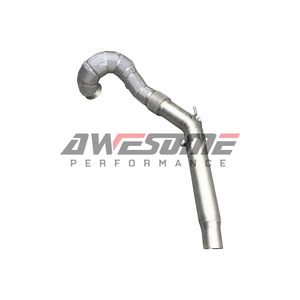 Downpipe da 4 Pollici ad Alte Prestazioni per <span class=keywords><strong>VW</strong></span>/Volkswagen Golf GTI MK7/MK7.5 2.0T EA888 Tubi Dritti con Scudo Termico - Product Image 3
