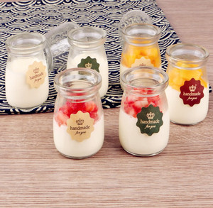 Hủ sữa chua, thạch, sữa, thủy tinh dày chịu nhiệt cao, in logo thìa, dung tích 50ml, 100ml - Product Image 2