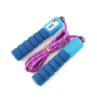 Offre Spéciale 2.9 m Réglable Vitesse Rapide Corde À Sauter pour Enfants Smart Home Formation Compteur Pas Cher Prix Fil Éponge Corde À Sauter