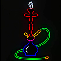 Custom Made Hookah Neon Sign, Wall Lights, Party, Wedding