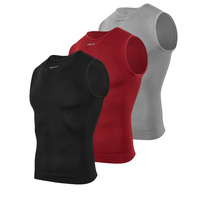 Großhandel Benutzerdefiniertes Logo Herren Kompressions-Tanktop Geringe Mindestbestellmenge Schnelltrocknend Ärmelloses Fitness-Workout-Sport-Unterhemd OEM-Fabrik Nylon