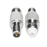 Connecteurs RF FME femelle vers RP SMA femelle 50 ohms, adaptateur de câble coaxial FME/SMA droit, en stock, fourni par l'usine