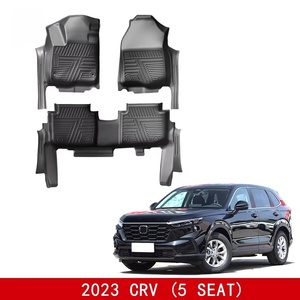 Alfombrillas de coche 5D de caucho TPE ecológicas, impermeables y antideslizantes, personalizadas de fábrica, 3 piezas para Honda CRV (5 plazas) 2023 - Product Image 2
