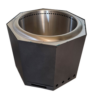 Vente chaude 2024, foyer moderne en acier inoxydable sans fumée, foyer à bois, foyer à faible fumée pour le camping - Product Image 3