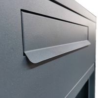 Allemagne Smart Postbox Boîte aux lettres en métal résistant aux intempéries et boîte de livraison de colis Dropbox Briefkasten pour le stockage de colis en toute sécurité