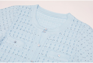 Vestido Largo <span class=keywords><strong>de</strong></span> Punto con Lentejuelas, Estilo Francés, <span class=keywords><strong>Manga</strong></span> <span class=keywords><strong>Corta</strong></span>, Cuello Redondo, <span class=keywords><strong>Vestidos</strong></span> Ajustados para Mujer, Elegantes, <span class=keywords><strong>Casuales</strong></span>, <span class=keywords><strong>de</strong></span> Oficina - Product Image 5