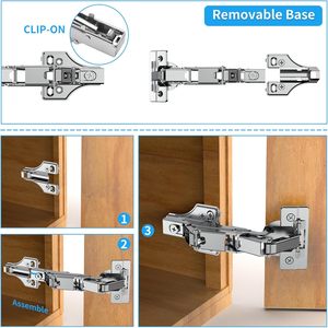 <span class=keywords><strong>Bisagra</strong></span> Giratoria de 175 Grados <span class=keywords><strong>con</strong></span> Cobertura Total y <span class=keywords><strong>Cierre</strong></span> <span class=keywords><strong>Suave</strong></span> SSR, Herraje Oculto Multipivote - Product Image 5