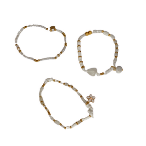Fashion Beaded <b>Bracelets</b> Set 316L Stainless Steel PVD Gold Plating Sustainable Resistant Jewelry for Women - Product Image 2