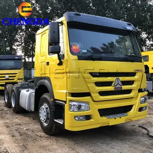 6x4 3 Axles Second Hand Trailer HOWO Tractor Truck Cheap Used Tractor Trailer Head Truck For Sale