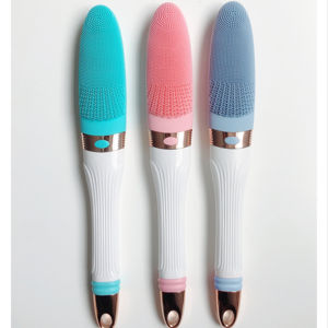 Силиконовый скребок для ванны с зарядкой от USB, электрическая щетка для ванны, звуковая отшелушивающая Водонепроницаемая длинная щетка для душа с ручкой - Product Image 1