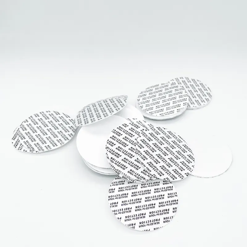 Doublure de joint sensible à la pression pour conception personnalisée couvercle en aluminium et bouchons en plastique emballage alimentaire