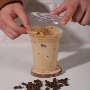 Disposable PET Single Wall Cold <b>Drink</b> Coffee <b>Cups</b> with Custom UV Printed Logo Clear Bubble Boba Tea Juice <b>Cups</b> Lids & Straws - Product Image 3