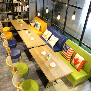 Meubles de <span class=keywords><strong>restaurant</strong></span> modernes sur mesure en gros, table et banquette en bois et métal à prix abordable pour salle à manger, extérieur, salon, hôtel - Product Image 2