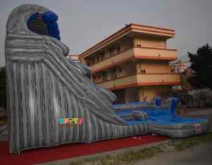 Toboggan aquatique gonflable commercial durable en PVC Rocky Rapids avec piscine pour enfants <span class=keywords><strong>et</strong></span> adultes - Product Image 5