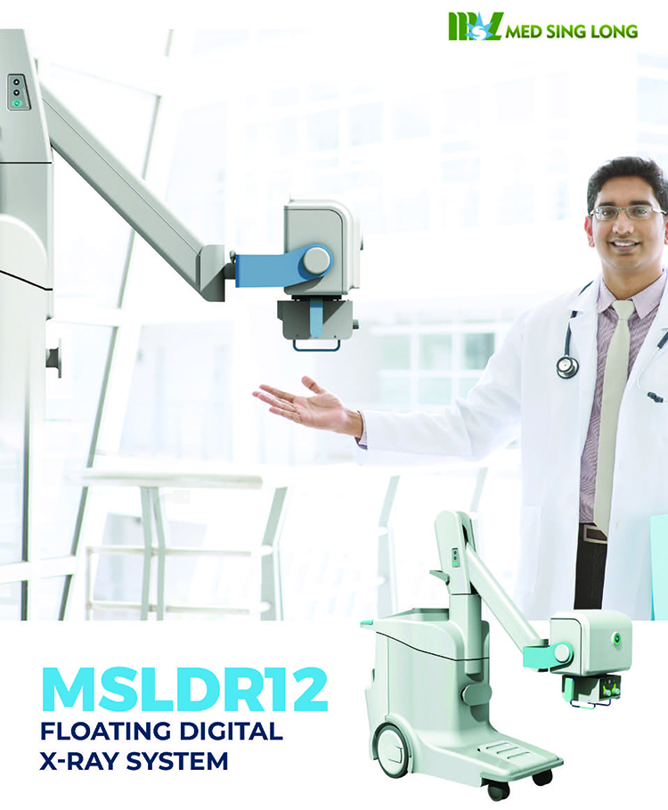 Equipo de radiografía digital móvil de alta frecuencia médica de 30KW