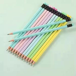 Crayons en bois noir personnalisables avec logo, 2B Hb, pour l'école, les étudiants, cadeau promotionnel, crayons standard pour écrire et dessiner, vente en gros - Product Image 4