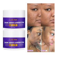Vente en gros de crème pour le visage cosmétique éclaircissante apaisante réparatrice hydratante dissolvant de taches brunes pour peau noire