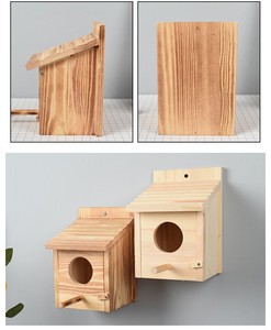 Nichoir en bois écologique XIANGLONG pour perroquets et canaris, nichoir pour oiseaux de compagnie pour la reproduction et l'éclosion dans le salon - Product Image 6