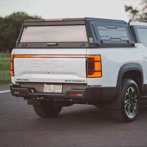 Caisse arrière verrouillable en alliage d'aluminium sur mesure, étanche, pour camion 4x4 tout-terrain, avec toit rigide pour Tundra <span class=keywords><strong>Ranger</strong></span> 5FT/6FT - Product Image 1