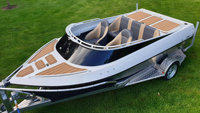 Nouveau design 15FT Mini bateau de sauvetage rapide en aluminium Moteur intérieur Bateau de patrouille bon marché pour la pêche de croisière soudé fabriqué en Chine 6m
