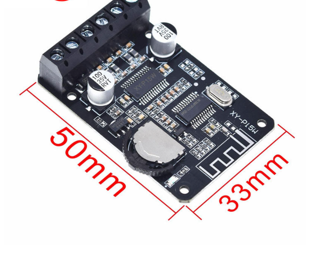 12V/24V High-power Digital Power Amplifier Module XY-P15W/40W Stereo Bluetooth Power Amplifier Board
